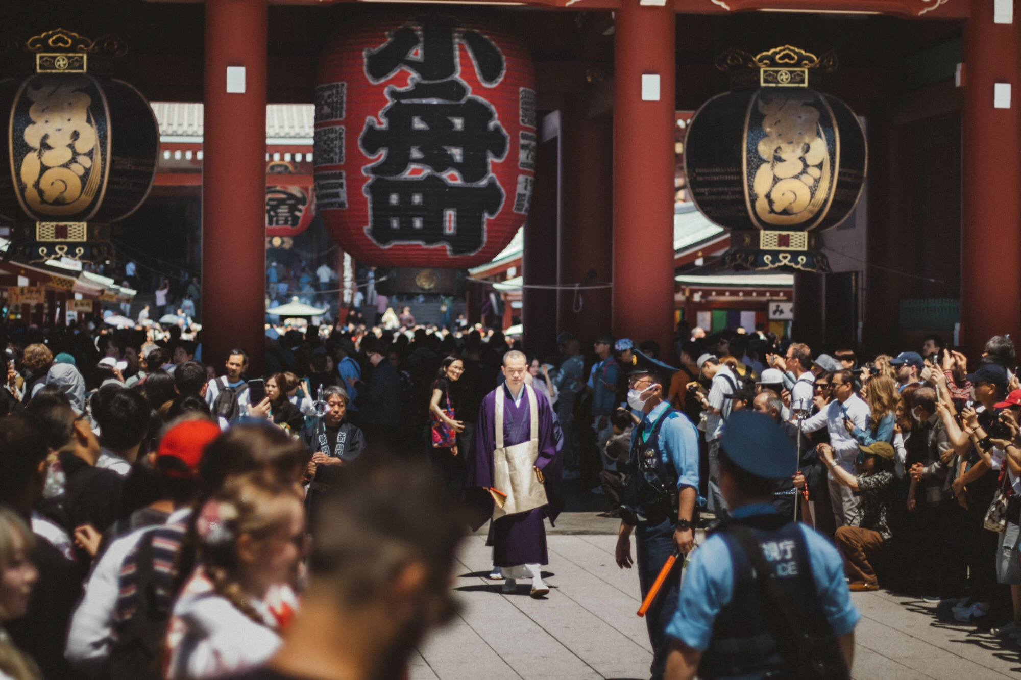 Senso-ji temple during Golden Week in Asakusa, Tokyo — cinematic street photography by KAGEFILM
